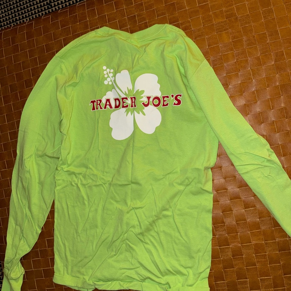 Electric Trader Joe’s Long Sleeve Tee - Lime Green